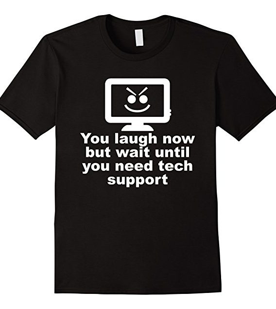 Funny Tech Support Helpdesk T-Shirt-Tech Support Gift Tshirt