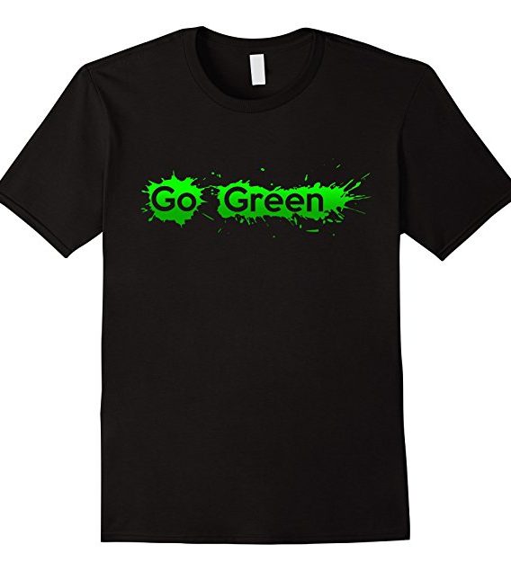 Keep Calm and Go Green Shirt, Recycle Save the Earth