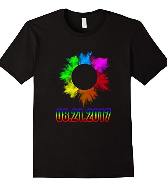 Total Solar Eclipse Summer August 21 2017 Colorful T Shirt