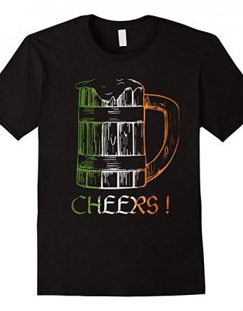 Cheers ! Cool Irish Beer Tshirt, Gift for Irish Beer Lovers