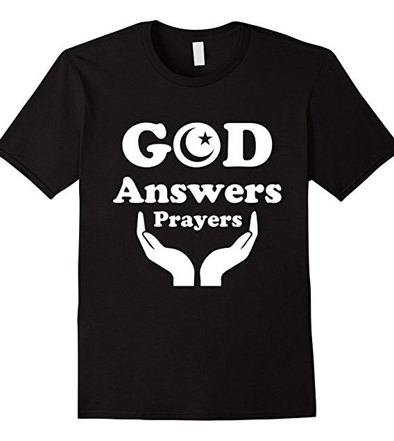 God Answers Prayers T-shirt, Muslim Gift for Eid Shirt